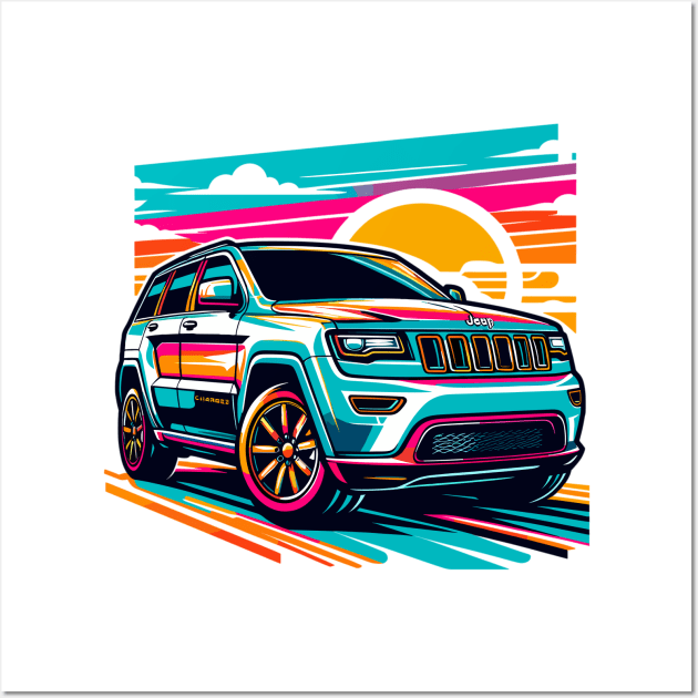 Jeep Grand Cherokee Wall Art by Vehicles-Art